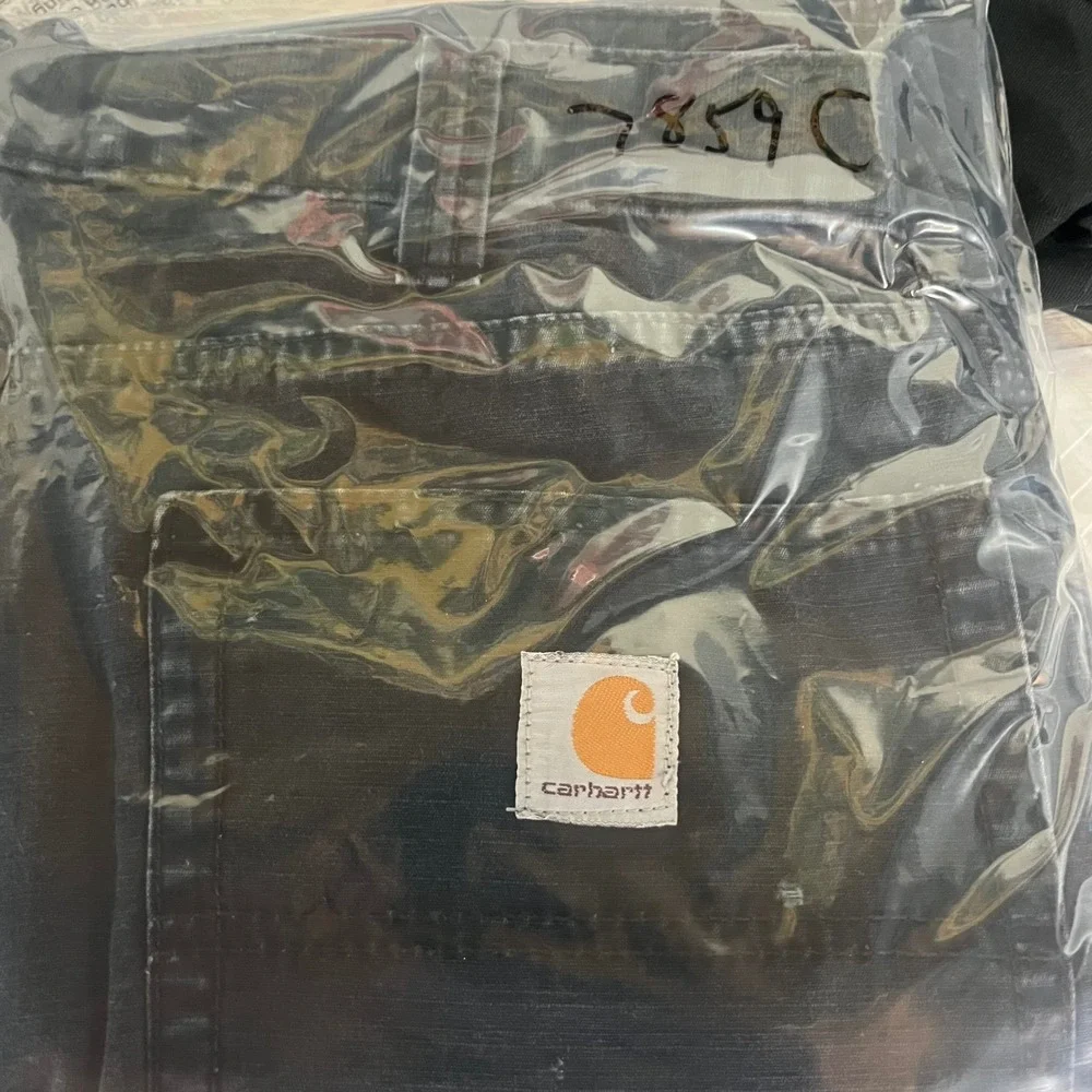 Carhartt Relaxed Fit Work Pants‎ Charcoal Gray Men's 38x32 Cotton Canvas